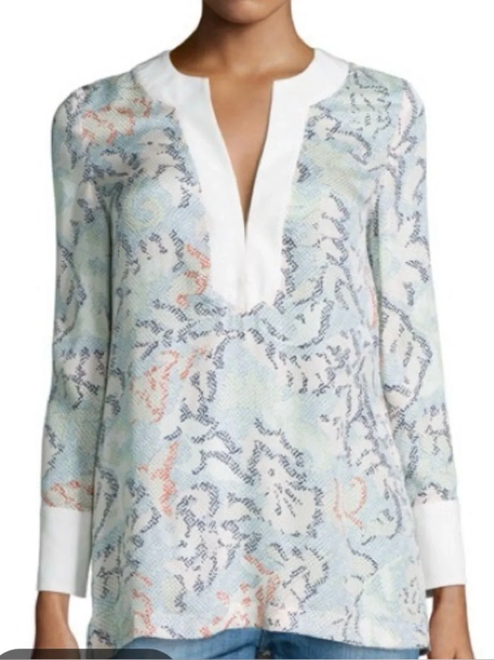 Tory Burch silk tunic, size 12